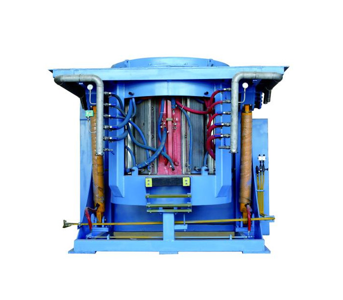 Medium frequency induction melting furnace body